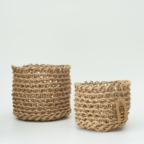 Natural Paper Basket Small