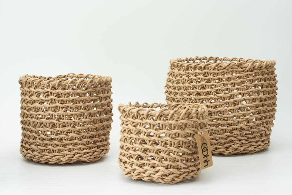 Natural Paper Basket Medium