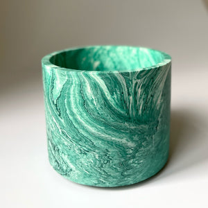 Green Marble Pot